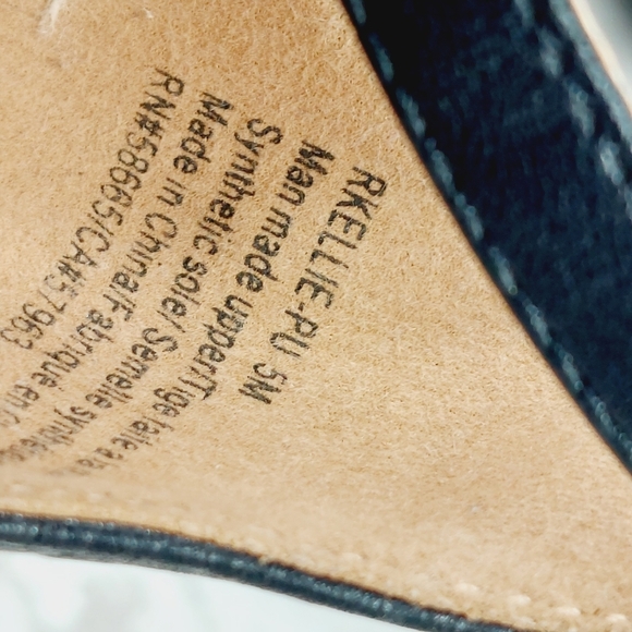 NEW Nordstrom Ellie Double Strap Heeled Sandals In Black I178 - Picture 11 of 14